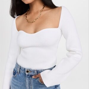 CHIARA KNIT BUSTIER TOP
